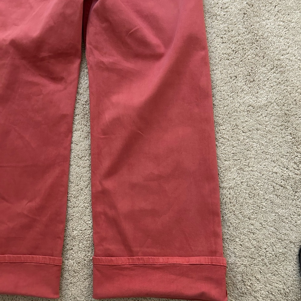 Risen Salmon pink Wide Leg Patch Pocket Button Fly Jeans size 1XL - Picture 11 of 11